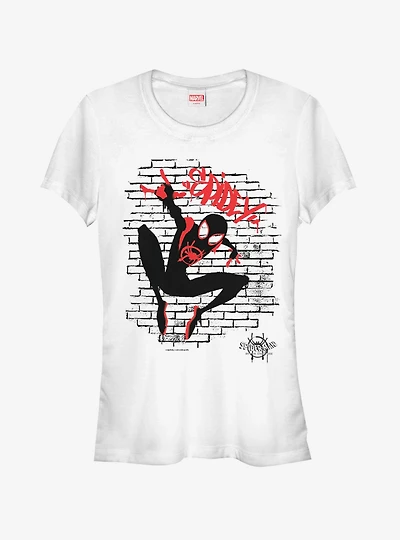 Marvel Spider-Man Spider-Verse Tag Spidey Womens T-Shirt