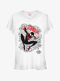 Marvel Spider-Man Spider-Verse Tag Spidey Womens T-Shirt