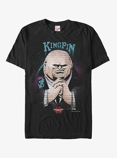 Marvel Spider-Man: Into The Spider-Verse Brick Wall Kingpin T-Shirt