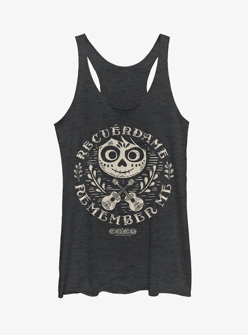 Disney Pixar Coco Circle Remember Womens Tank