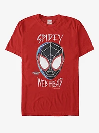 Marvel Spider-Man: Into the Spider-Verse Web Head T-Shirt