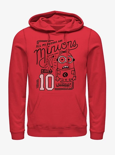 Minions Drawling Hoodie