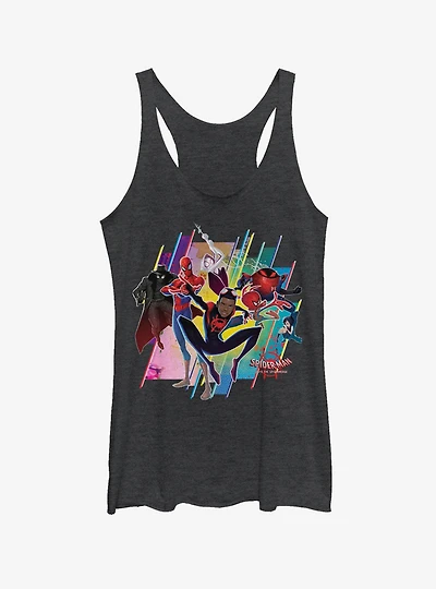 Marvel Spider-Man Spider-Verse Group Womens Tank