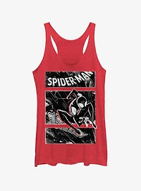 Marvel Spider-Man Street Panels Womens Tank