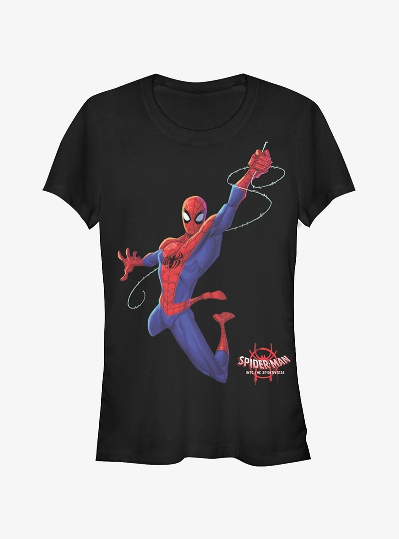 Marvel Spider-Man: Into The Spider-Verse Real Spider-Man Girls T-Shirt