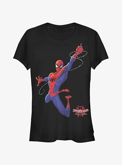 Marvel Spider-Man: Into The Spider-Verse Real Spider-Man Girls T-Shirt