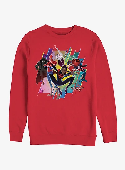 Marvel Spider-Man: Into The Spider-Verse Group Sweatshirt