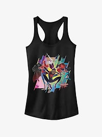 Marvel Spider-Man: Into The Spider-Verse Group Girls Tank Top