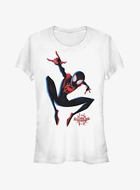 Marvel Spider-Man: Into The Spider-Verse Big Miles Girls T-Shirt