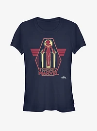 Marvel Captain Take Flight Girls T-Shirt