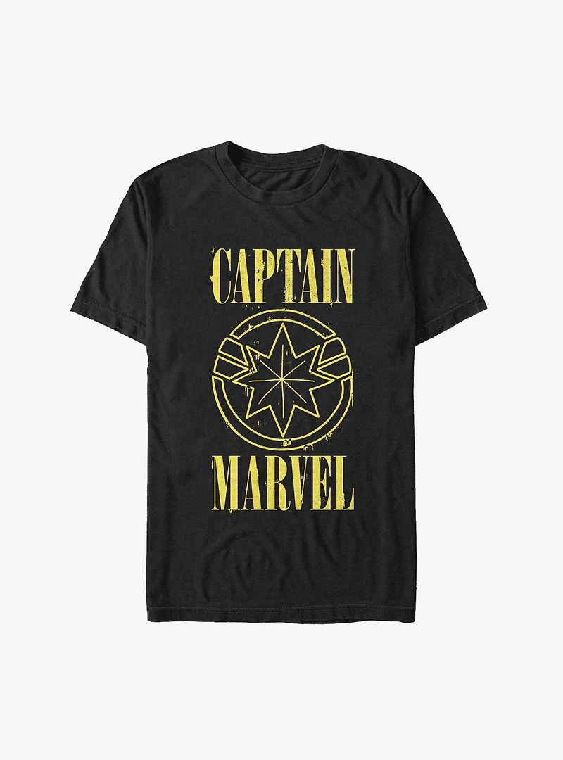 Marvel Captain Yellow T-Shirt