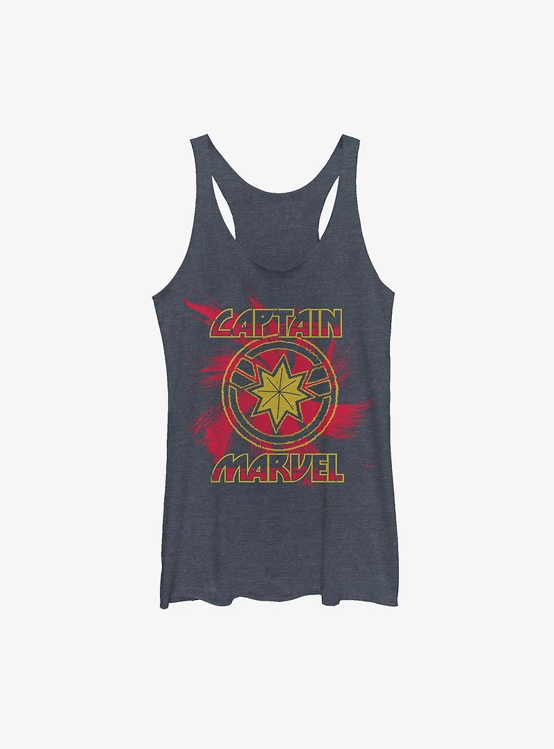 Marvel Captain Swirl Womens Tank