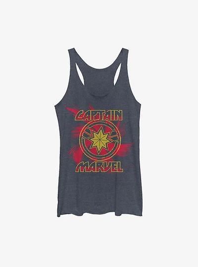 Marvel Captain Swirl Womens Tank