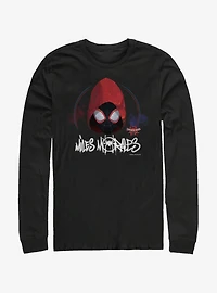 Marvel Spider-Man Hooded Miles Long-Sleeve T-Shirt