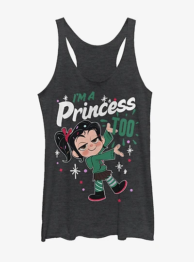 Disney Ralph Breaks the Internet Vanellope Princess Too Womens Tank
