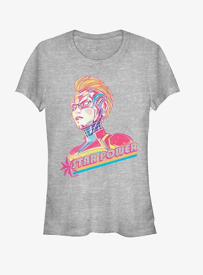 Marvel Captain Pop Star Girls T-Shirt