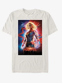 Marvel Captain Marvel Poster T-Shirt