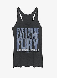 Marvel Captain Just Fury Girls Tank