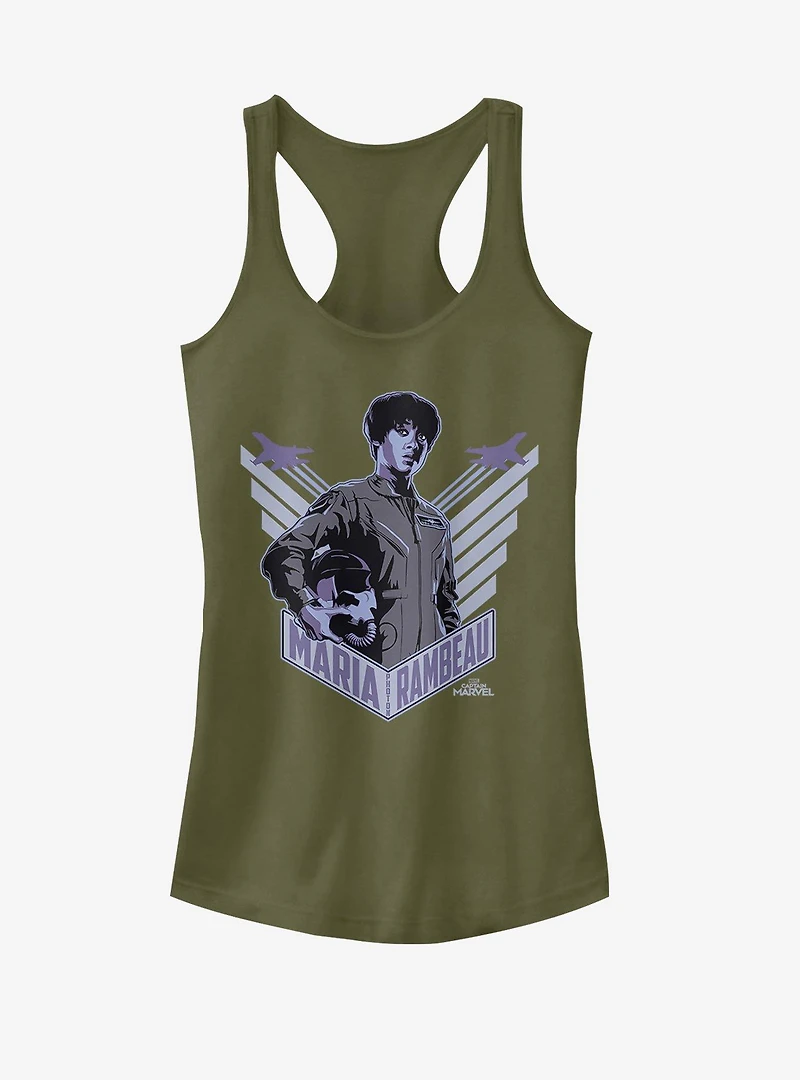 Marvel Captain Marvel Wings for Maria Girls Tank
