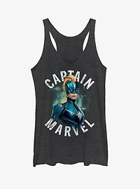Marvel Captain Blue Suit Girls Tank