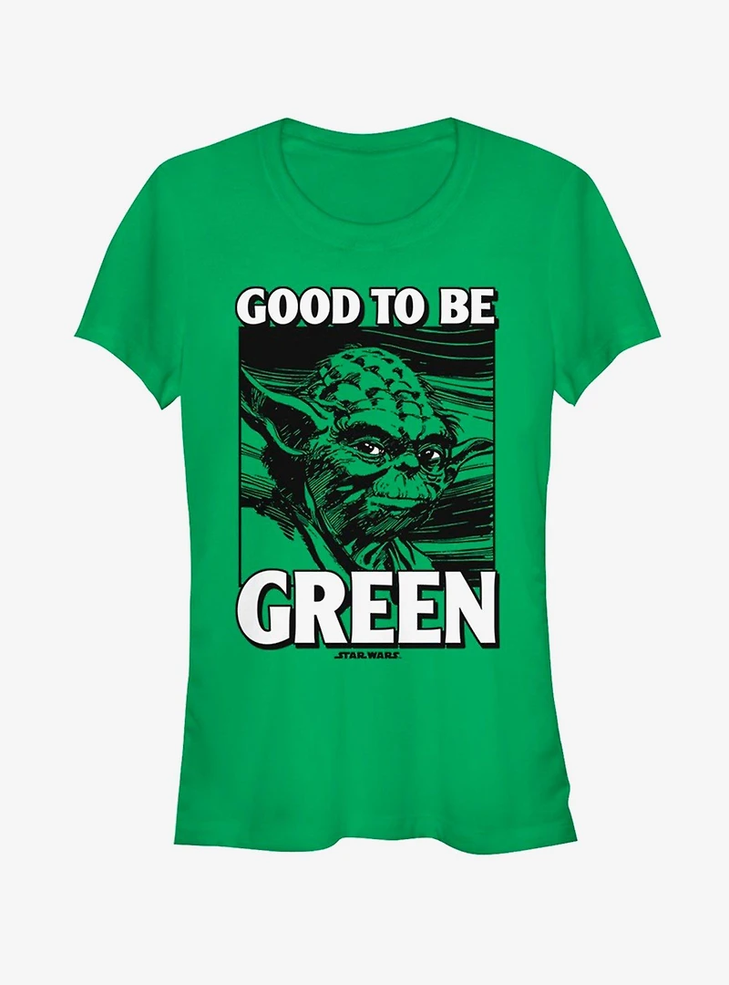 Lucasfilm Star Wars Green Yoda Girls T-Shirt