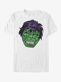 Marvel Hulk Luck Icons Face T-Shirt