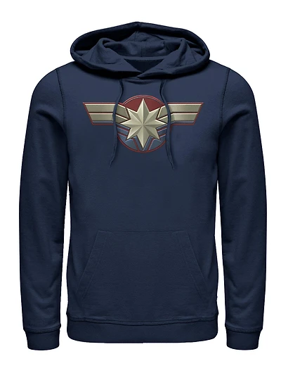 Marvel Captain Marvel Costume Logo Hoodie