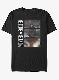 Marvel Capt America WinterSoldier Blocks Comp T-Shirt