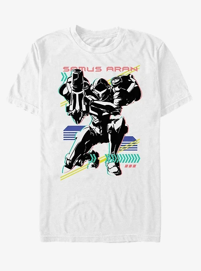Nintendo Samus Aran Neon T-Shirt