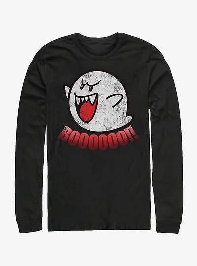 Nintendo Boo Ghost Long-Sleeve T-Shirt