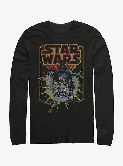 Star Wars Old School Comic Long-Sleeve T-Shirt