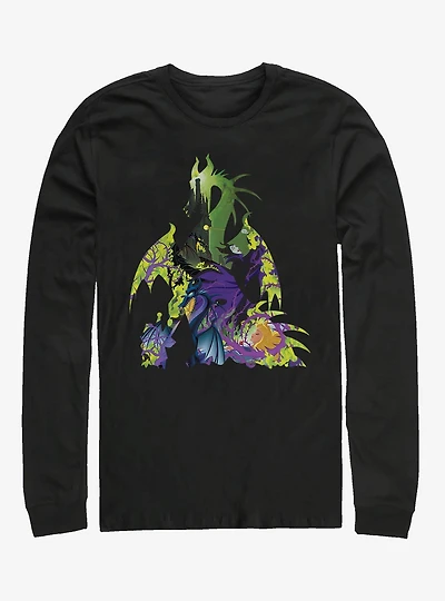Disney Sleeping Beauty Maleficent Dragon Form Long-Sleeve T-Shirt