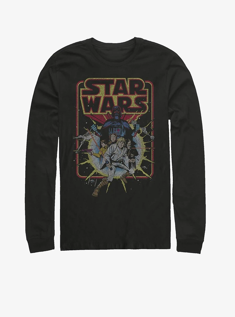 Star Wars Old School Comic Long-Sleeve T-Shirt