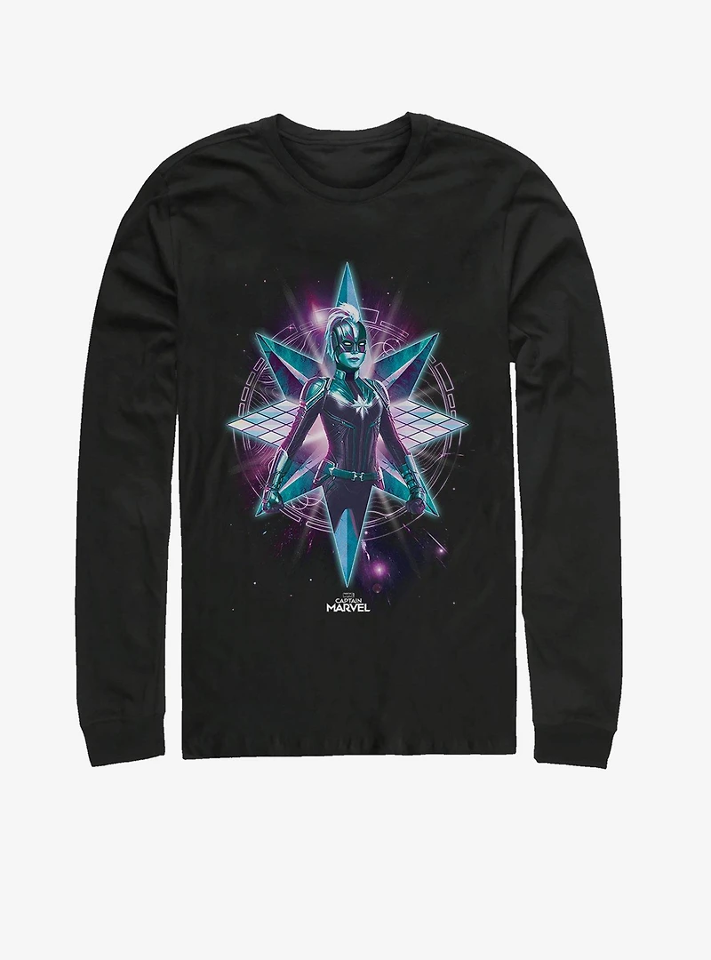 Marvel Captain Star Warrior Long-Sleeve T-Shirt