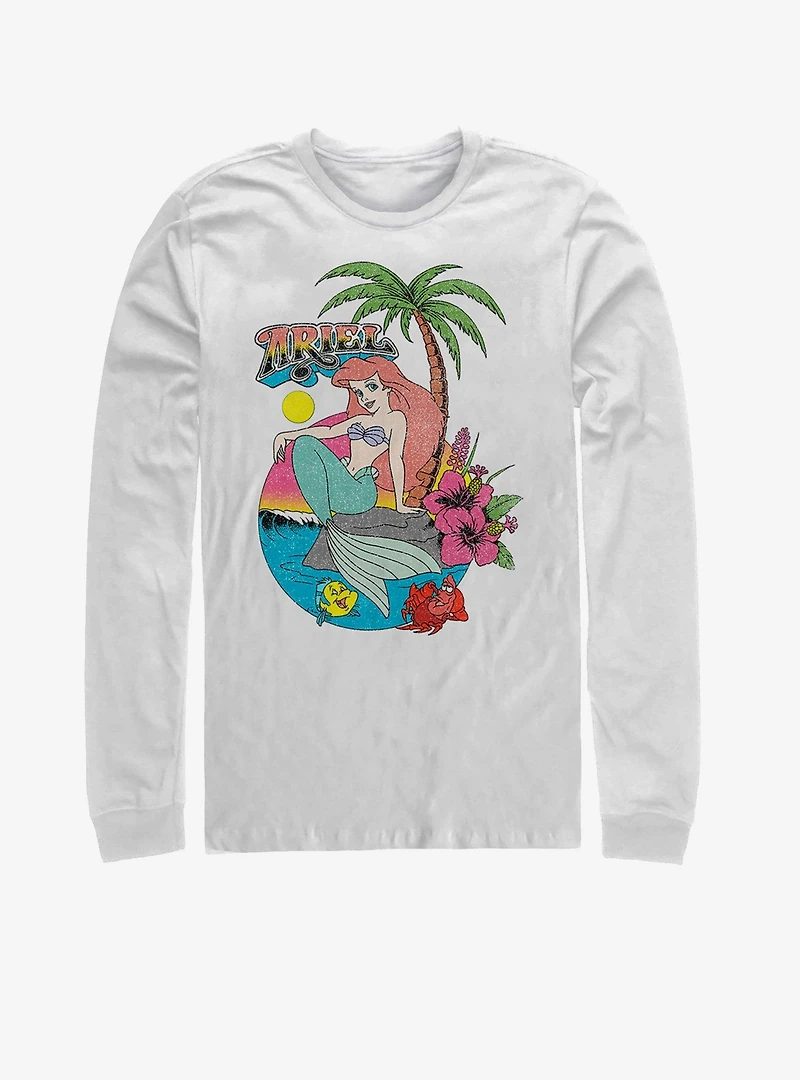 Disney The Little Mermaid Ariel Encinitas Sunset Long-Sleeve T-Shirt