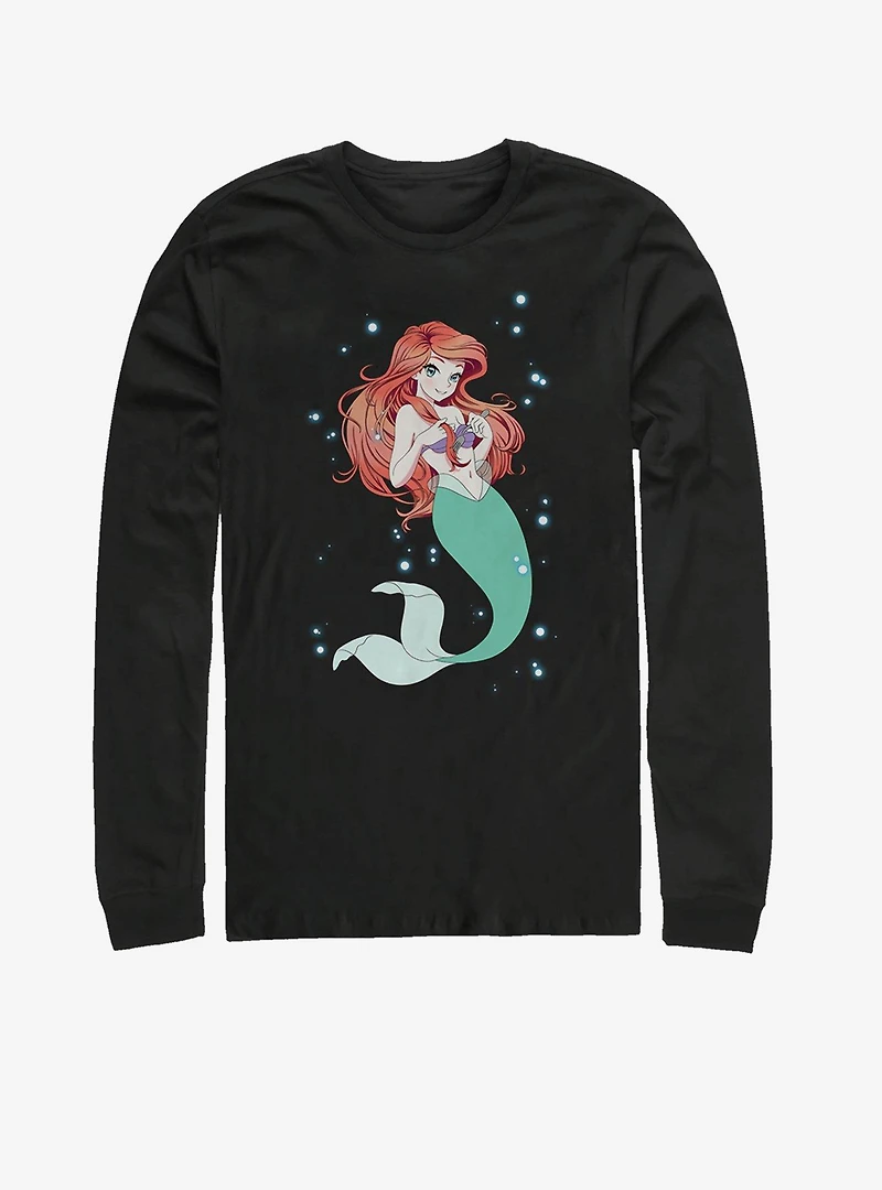 Disney The Little Mermaid Anime Ariel Long-Sleeve T-Shirt