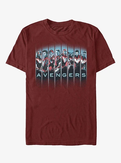 Marvel Avengers Endgame Grid Panel T-Shirt