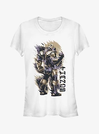 Marvel Avengers: Endgame Thanos Shoulder Girls T-Shirt