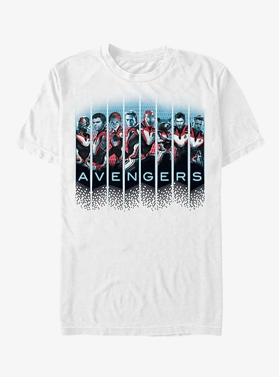 Marvel Avengers: Endgame Grid Panel Cardinal T-Shirt