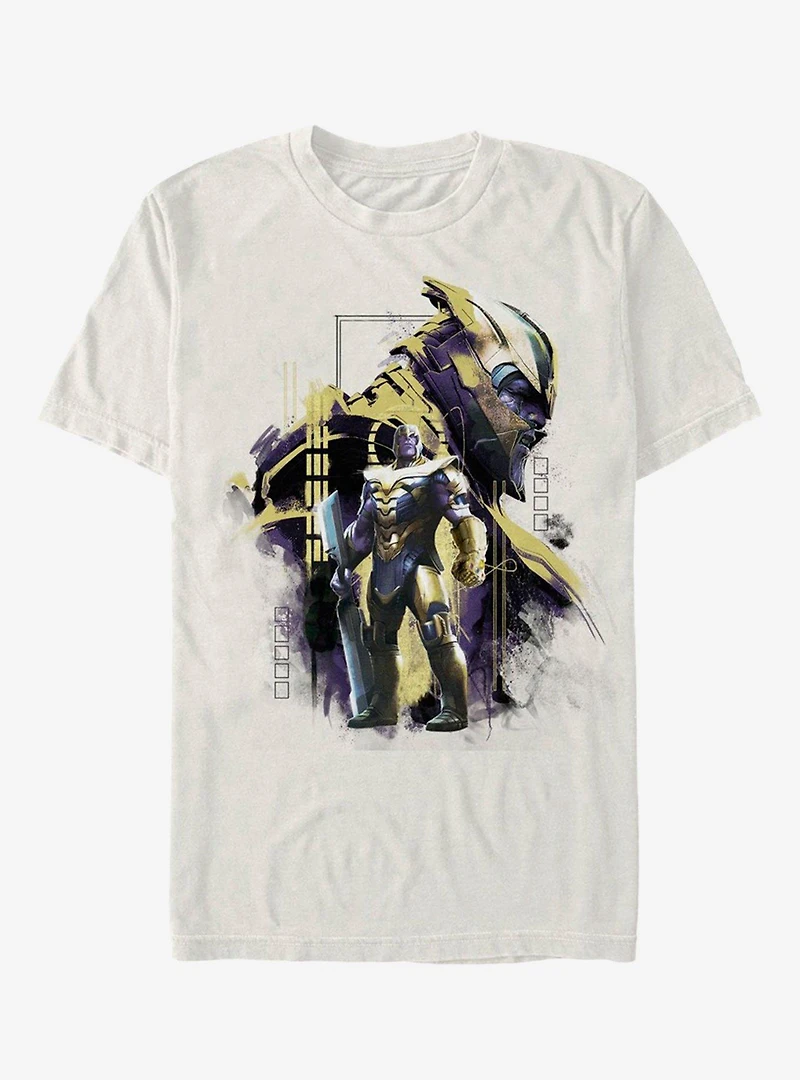 Marvel Avengers: Endgame Thanos Titan Frame Natural T-Shirt