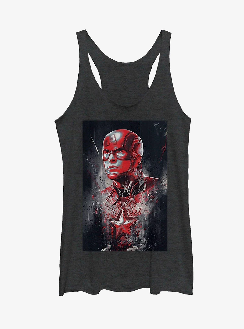 Marvel Avengers: Endgame Captain America Painted Girls Tank Top