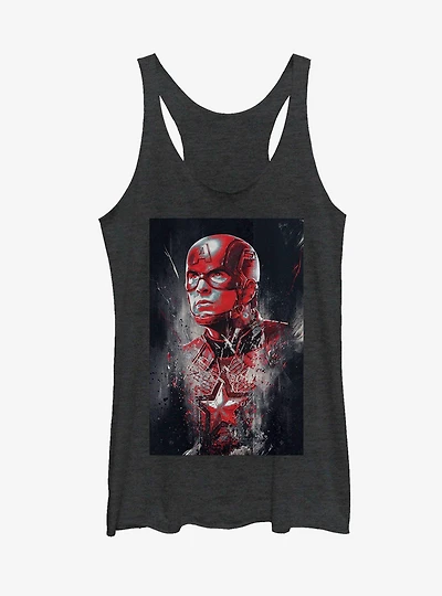 Marvel Avengers: Endgame Captain America Painted Girls Tank Top