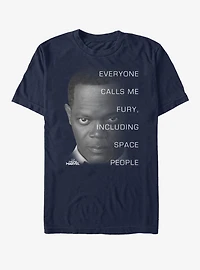 Marvel Captain Fury Respect T-Shirt