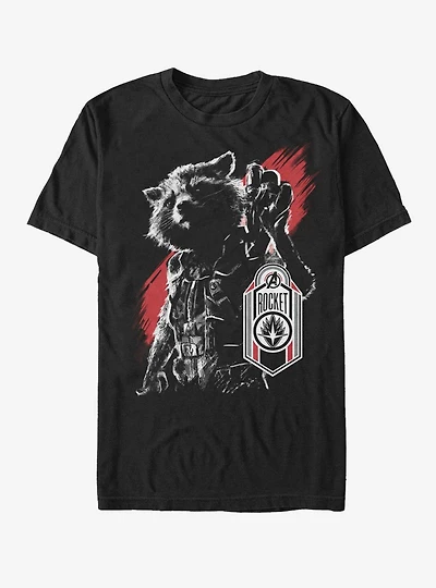 Marvel Avengers Endgame Rocket Tag T-Shirt