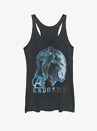 Marvel Avengers Endgame Ironman Silhouette Womens Tank