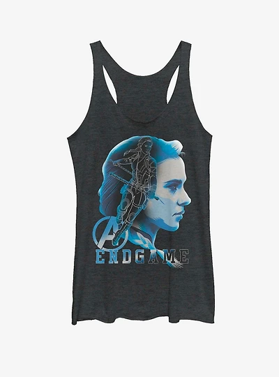 Marvel Avengers Endgame Widow Silhouette Womens Tank