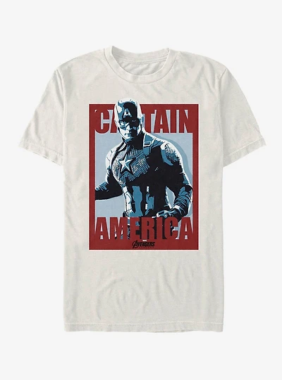 Marvel Avengers Endgame Captain Poster T-Shirt