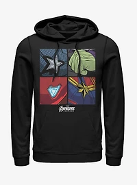 Marvel Avengers Endgame Hero Emblems Hoodie