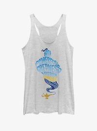 Disney Aladdin 2019 All Powerful Genie Womens Tank