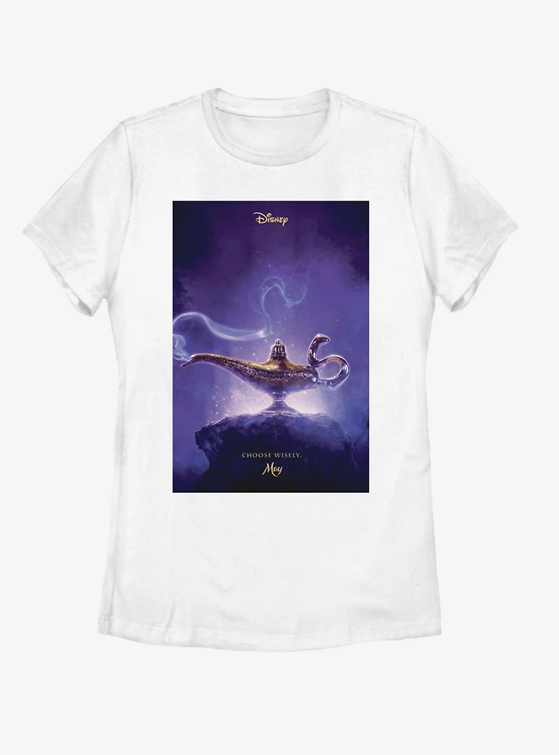 Disney Aladdin 2019 Live Action Poster Womens T-Shirt